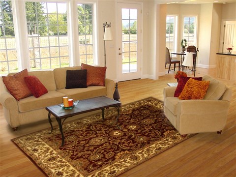 Jaipur Red Hand Tufted 80 X 100 Area Rug 300-17760 Image 4