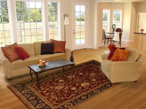 Jaipur Red Hand Tufted 80 X 100 Area Rug 300-17761 Image 4