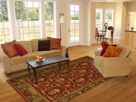 Jaipur Red Hand Tufted 80 X 100 Area Rug 300-17763 Image 4
