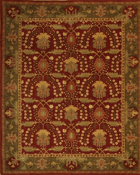 Jaipur Red Hand Tufted 80 X 100 Area Rug 300-17763 Image 0
