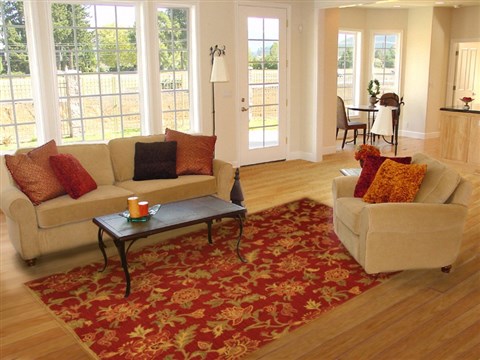 Jaipur Red Hand Tufted 80 X 100 Area Rug 300-17764 Image 4