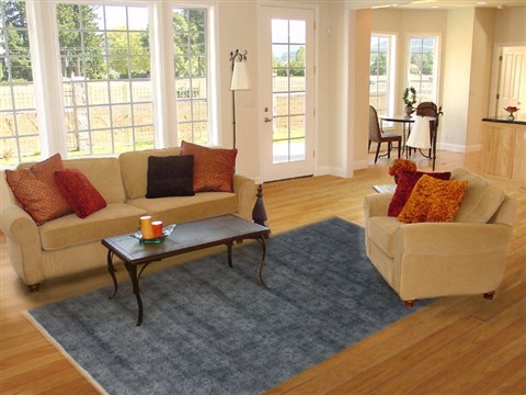 Modern Blue Hand Knotted 710 X 100 Area Rug 250-17766 Image 4
