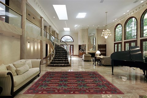 Modern Red Hand Knotted 92 X 1111 Area Rug 250-17773 Image 1