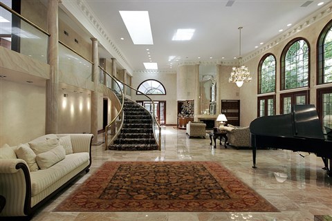 Agra Black Hand Knotted 91 X 121 Area Rug 250-17775 Image 1