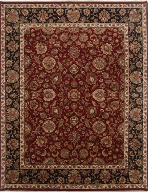Agra Red Hand Knotted 91 X 1110 Area Rug 250-17778 Image 0