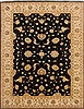 Ziegler Black Hand Knotted 90 X 119  Area Rug 250-17783 Thumb 0