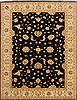 Ziegler Black Hand Knotted 90 X 119 Area Rug 250-17783 Thumb 0