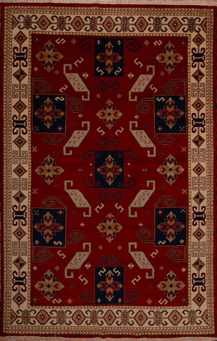 Serapi Red Hand Knotted 67 X 911 Area Rug 100-17793 Image 0
