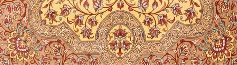 Qum Yellow Hand Knotted 35 X 53 Area Rug 400-17794 Image 12
