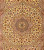 Qum Yellow Hand Knotted 35 X 53  Area Rug 400-17794 Thumb 15