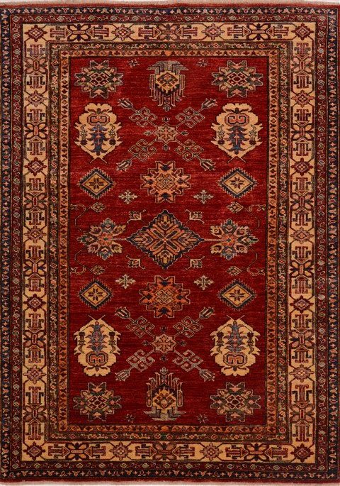 Kazak Red Hand Knotted 411 X 70 Area Rug 100-17797 Image 0