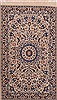 Nain Beige Hand Knotted 39 X 63  Area Rug 100-17799 Thumb 0