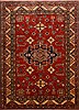 Kazak Red Hand Knotted 410 X 66  Area Rug 100-17802 Thumb 0