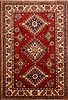 Kazak Red Hand Knotted 51 X 74  Area Rug 100-17805 Thumb 0