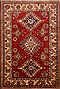 Kazak Red Hand Knotted 51 X 74 Area Rug 100-17805 Thumb 0