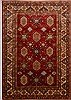 Kazak Red Hand Knotted 57 X 79  Area Rug 100-17806 Thumb 0