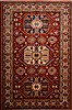 Kazak Red Hand Knotted 611 X 100  Area Rug 100-17809 Thumb 0