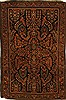 Sarouk Blue Hand Knotted 35 X 50 Area Rug 400-17820 Thumb 0