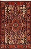 Hamedan Red Hand Knotted 35 X 51  Area Rug 100-17822 Thumb 0