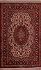 Qum Red Hand Knotted 28 X 42  Area Rug 400-17832 Thumb 0
