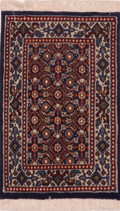 Bidjar Blue Hand Knotted 13 X 20  Area Rug 100-17837 Image 0