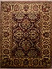 Jaipur Beige Hand Knotted 91 X 118  Area Rug 100-17841 Thumb 0