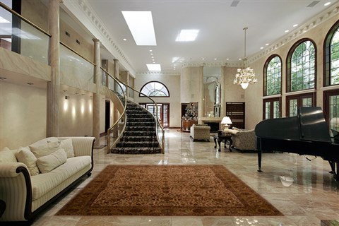 Jaipur Beige Hand Knotted 91 X 119 Area Rug 100-17842 Image 1