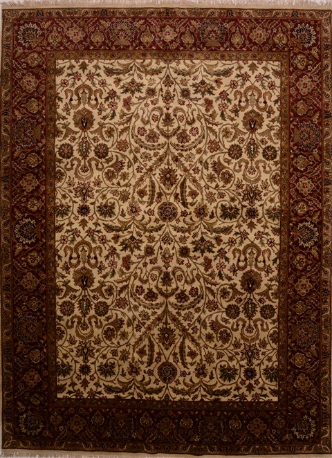 Jaipur Beige Hand Knotted 811 X 123 Area Rug 100-17843 Image 0