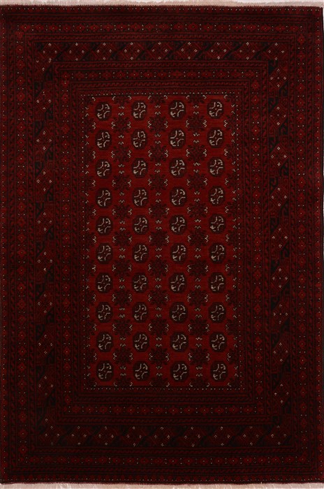 Baluch Red Hand Knotted 52 X 78 Area Rug 100-17847 Image 0