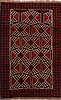 Baluch Red Hand Knotted 29 X 45  Area Rug 100-17861 Thumb 0