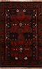 Baluch Red Hand Knotted 210 X 45  Area Rug 100-17868 Thumb 0