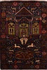 Baluch Green Hand Knotted 42 X 62 Area Rug 100-17877 Thumb 0
