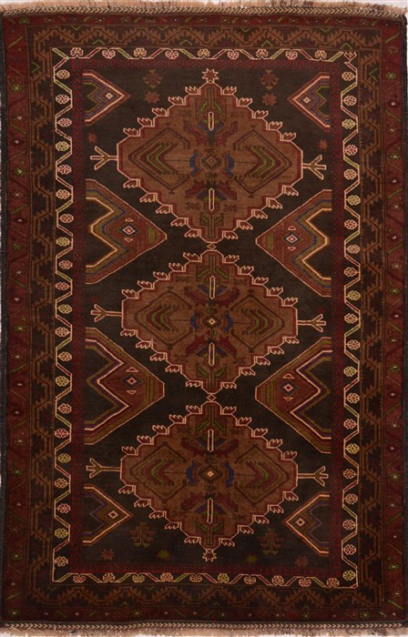 Baluch Green Hand Knotted 310 X 59 Area Rug 100-17879 Image 0