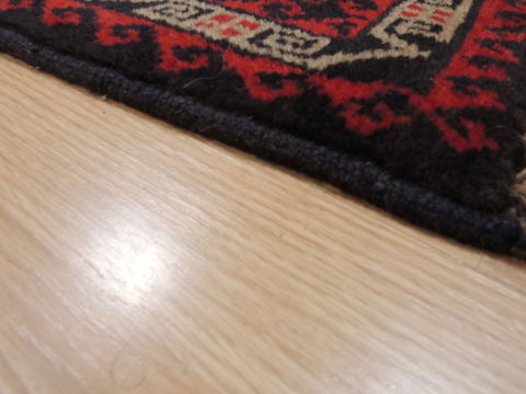 Baluch Red Hand Knotted 211 X 43 Area Rug 100-17901 Image 6