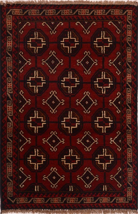 Baluch Red Hand Knotted 211 X 43 Area Rug 100-17901 Image 0