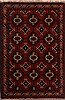 Baluch Red Hand Knotted 211 X 43  Area Rug 100-17901 Thumb 0