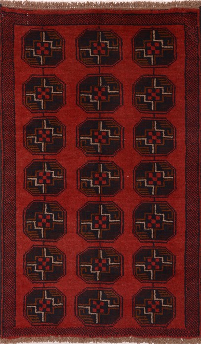 Baluch Red Hand Knotted 28 X 44  Area Rug 100-17905 Image 0