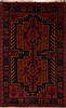 Baluch Red Hand Knotted 28 X 45  Area Rug 100-17906 Thumb 0