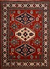 Kazak Red Hand Knotted 89 X 1110  Area Rug 100-17907 Thumb 0