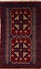 Baluch Red Hand Knotted 210 X 47  Area Rug 100-17908 Thumb 0