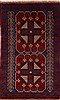 Baluch Red Hand Knotted 210 X 47 Area Rug 100-17908 Thumb 0