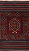 Baluch Red Hand Knotted 27 X 43  Area Rug 100-17909 Thumb 0