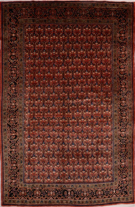 Arak Purple Hand Knotted 74 X 110  Area Rug 100-17918 Image 0