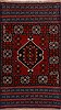 Baluch Red Hand Knotted 29 X 48 Area Rug 100-17921 Thumb 0