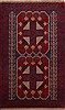 Baluch Red Hand Knotted 210 X 49 Area Rug 100-17926 Thumb 0