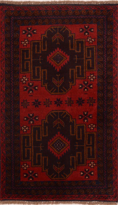 Baluch Red Hand Knotted 28 X 46  Area Rug 100-17941 Image 0
