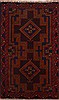 Baluch Red Hand Knotted 28 X 44  Area Rug 100-17943 Thumb 0