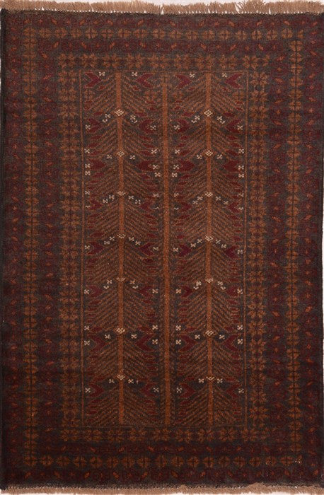 Baluch Brown Hand Knotted 29 X 41  Area Rug 100-17956 Image 0