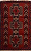 Baluch Red Hand Knotted 29 X 44  Area Rug 100-17967 Thumb 0