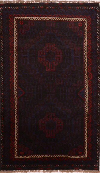 Baluch Red Hand Knotted 28 X 44  Area Rug 100-17974 Image 0